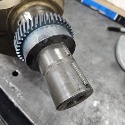 2007 GM 6.6 Duramax Crankshaft Custom Keyway Modification