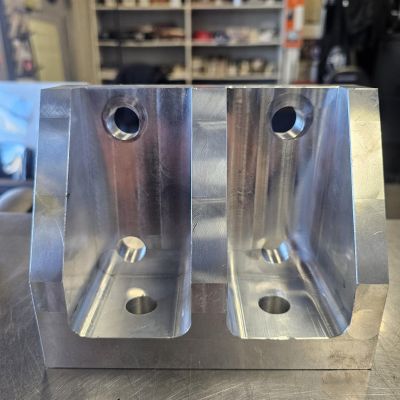 Custom Billet Engine Mounts for Kenworth Semi-Truck